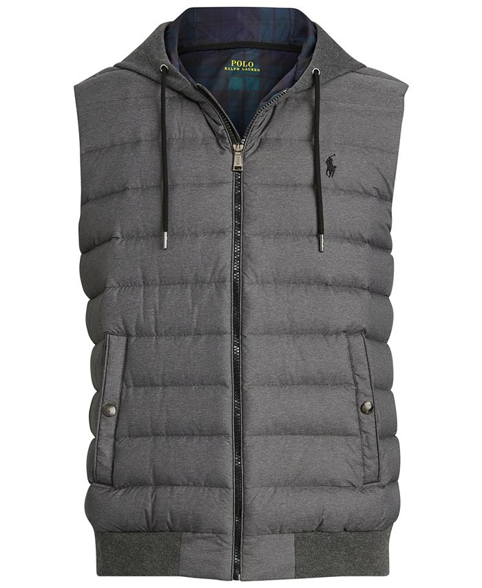 Polo Ralph Lauren Men s Big Tall Double Knit Hooded Vest Macy s