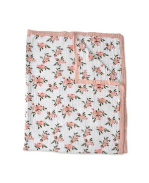 Little Unicorn Watercolor Roses Cotton Muslin Big Kid Quilt