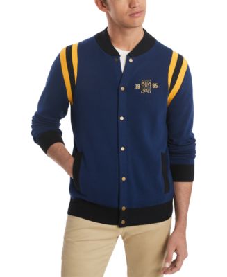 Tommy Hilfiger Men's Brandon Baseball Sweater, Created for Macy's ...