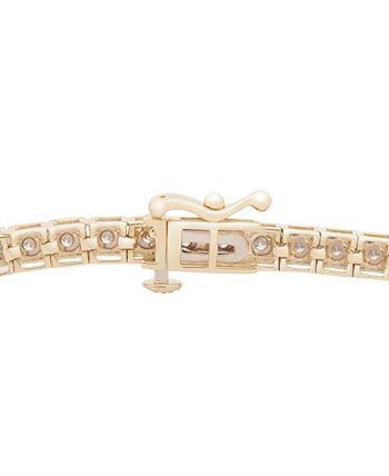 Macy's - Diamond Miracle Plate Tennis Bracelet (1 ct. t.w.) in 10k Gold or White Gold