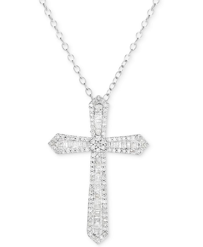 Macy's shop diamond cross