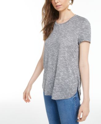 Bar III - Juniors' Marled T-Shirt