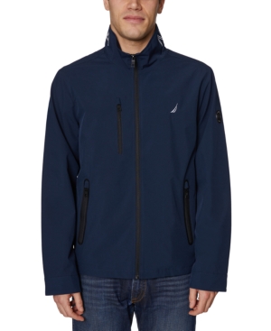 Nautica Men's Stretch Performance Windbreaker and Rain Jacket