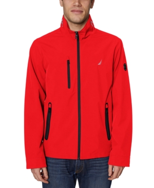Nautica Men's Stretch Performance Windbreaker and Rain Jacket