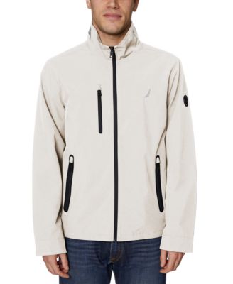 nautica men's stretch performance windbreaker and rain jacket