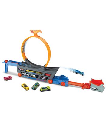 Hot Wheels Stunt Go Transforming Race Track Macy s