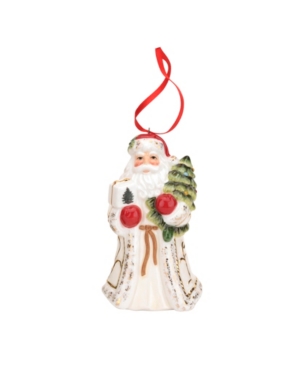 Spode Christmas Tree Santa Ornament In Green