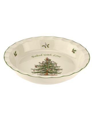 Spode - Christmas Tree Pie Dish - Baked with Love