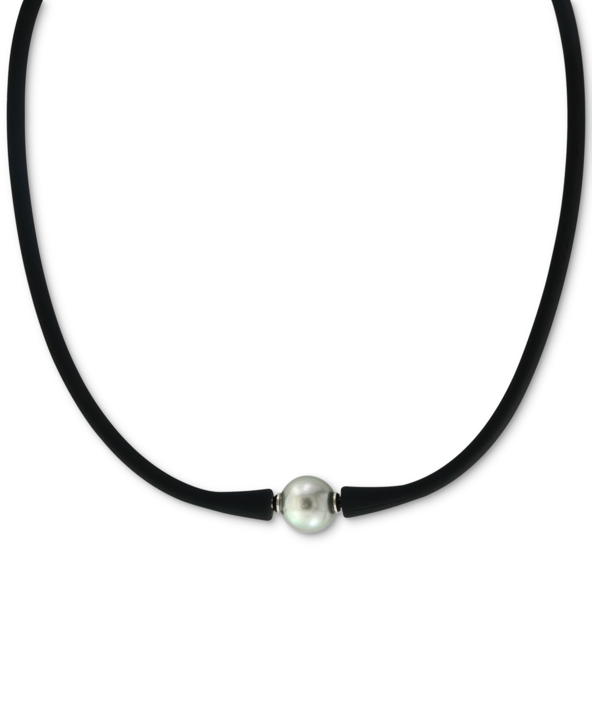 Effy Black Cultured Freshwater Pearl (11mm) Silicone Rubber 14