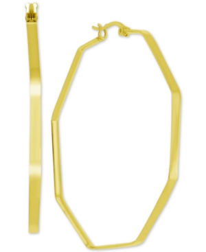 image of Essentials Extra Large Hoop Earrings in Gold-Plate