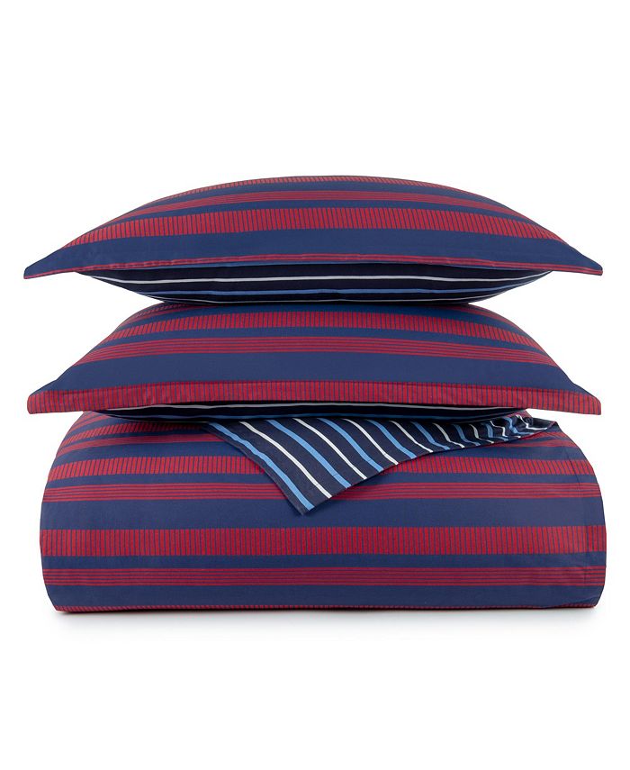Tommy Hilfiger Heritage Stripe 3 Piece Full/Queen Comforter Set Macy's
