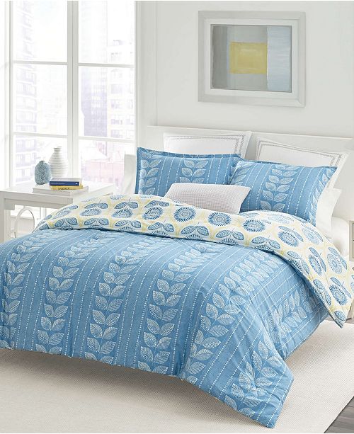 Laura Ashley Sunflower Blue Duvet Set, Full/Queen & Reviews Duvet