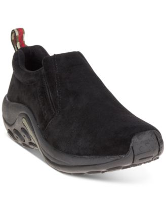 merrell black slip on shoes