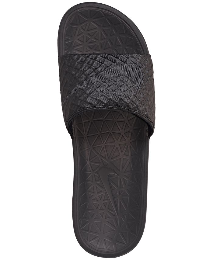 nike men's benassi solarsoft slide 2 sandals