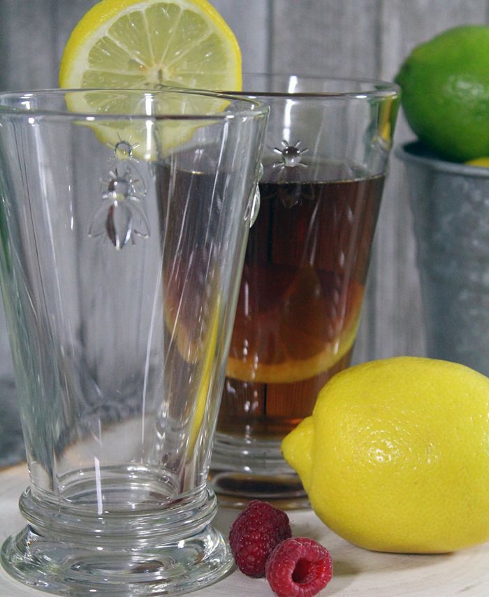La Rochère - Set of 6 Napoleonic Bee Highball Glasses