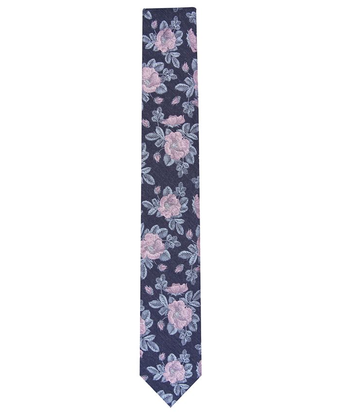 Bar III - Men's Fairmont Skinny Floral Tie