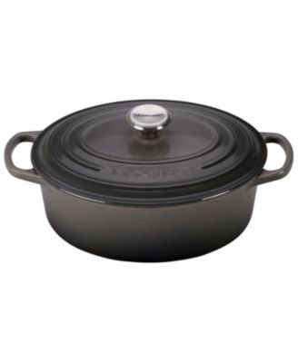 Le Creuset Signature Cast Iron 2.75-Quart White Oval Dutch Oven