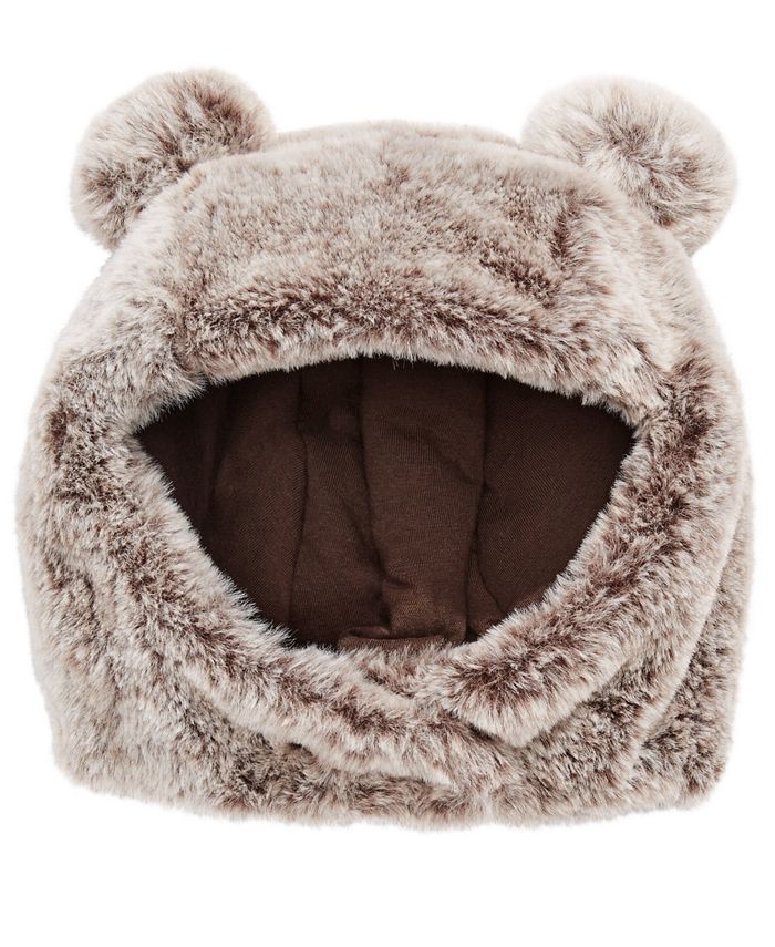 First Impressions Baby Boys Girls Faux Fur Animal Ear Hat