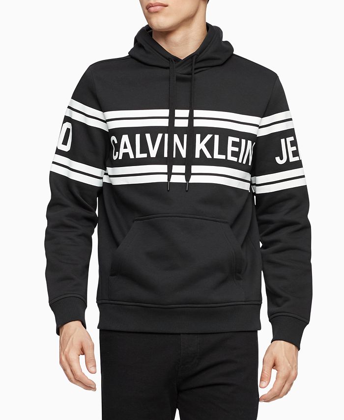 Calvin Klein Jeans Men's Varsity Logo Hoodie - Macy's