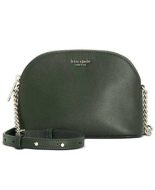 kate spade new york Sylvia Small Dome Leather Crossbody & Reviews - Handbags & Accessories - Macy&#39;s