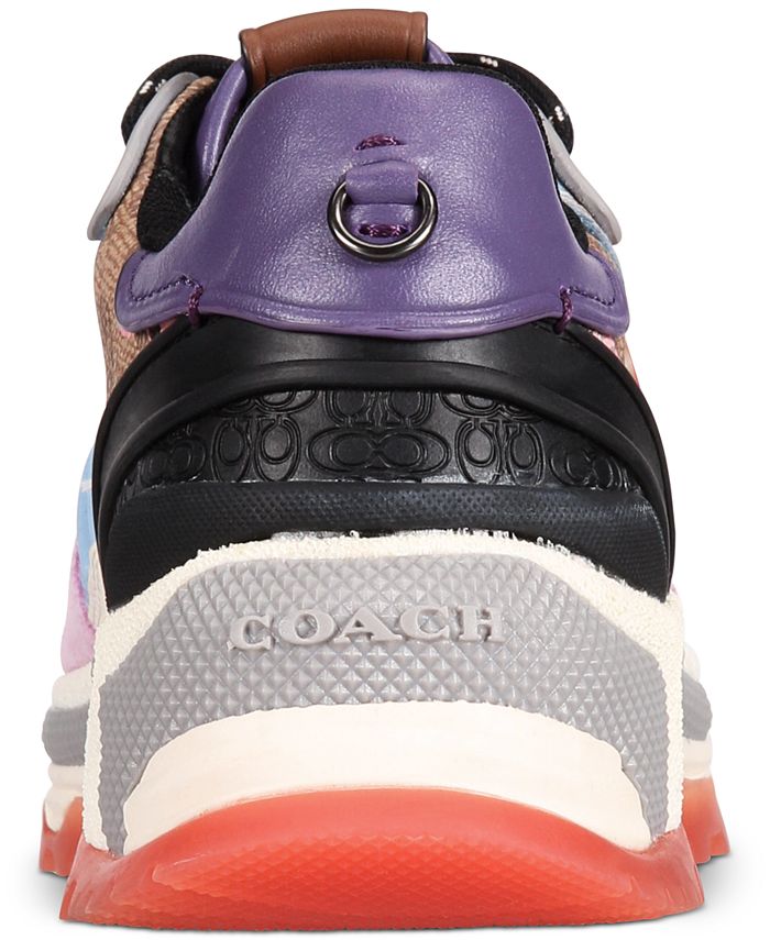 COACH Women's C143 Printed Runner Sneakers - Macy's