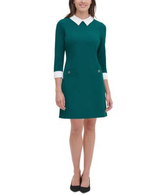 tommy hilfiger collared dress