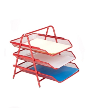 Mind Reader 3 Tier Paper Tray Desk Organizer