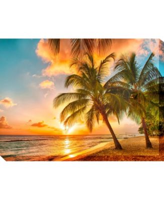 West of the Wind Setting Sun Outdoor Canvas Wall Art, 40