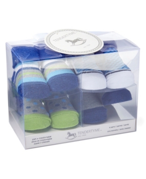 image of 3 Stories Trading Tendertyme Infant Socks In A Box Boy