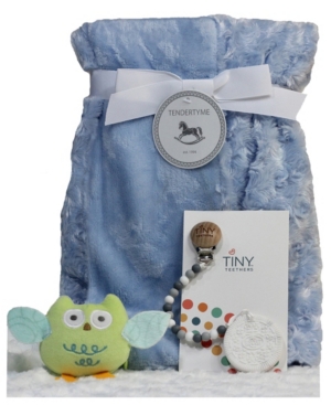 3 Stories Trading Infant Blanket Gift Set With Pacifier Clip Teether And Toy
