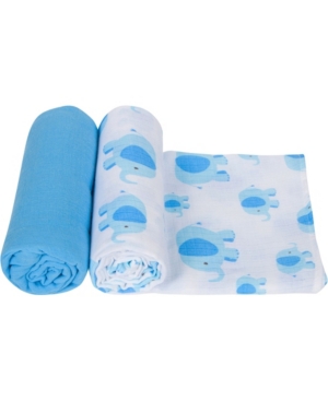 Miracle Baby Boys and Girls Muslin Swaddle - Pack of 2