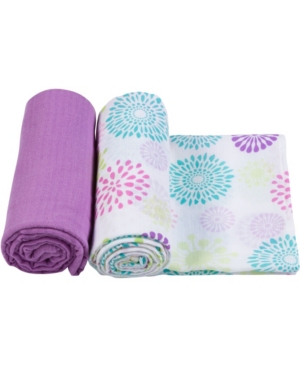 Miracle Baby Boys and Girls Muslin Swaddle - Pack of 2