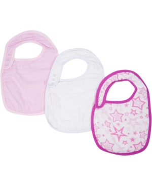 Miracle Baby Boys and Girls Muslin Skinny Bib - Pack of 3