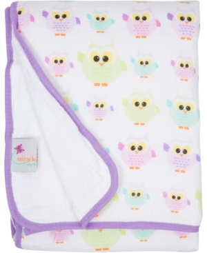 Miracle Baby Boys and Girls Muslin Serenity Blanket