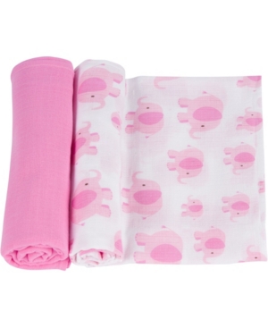 Miracle Baby Boys and Girls Muslin Swaddle - Pack of 2