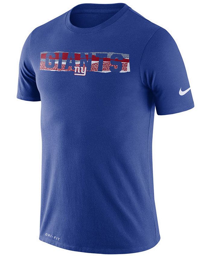 Nike Men's New York Giants Dri-FIT Mezzo Tear T-Shirt & Reviews ...