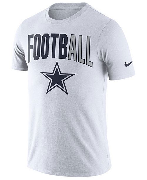 Nike Men S Dallas Cowboys Dri Fit Cotton Football All T Shirt