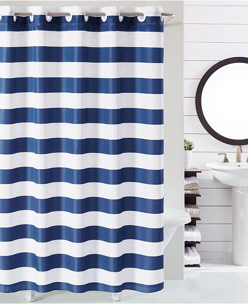 Hookless Shower Curtain Cabana Stripe & Reviews Shower Curtains Bed