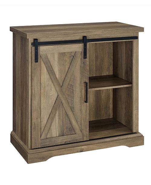 Walker Edison Rustic Farmhouse Barn Door Tv Stand Reviews