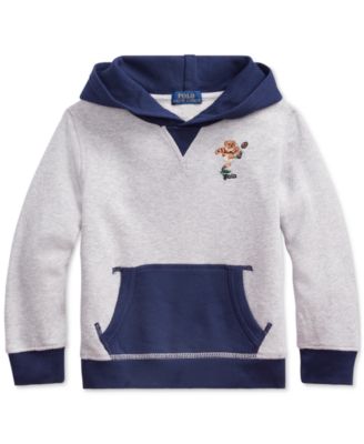 polo cotton fleece hoodie