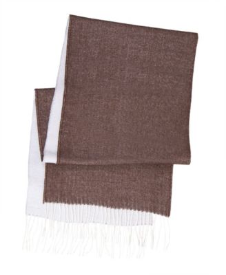 Women's Alpaca-Wool Double Face Reversible Scarf