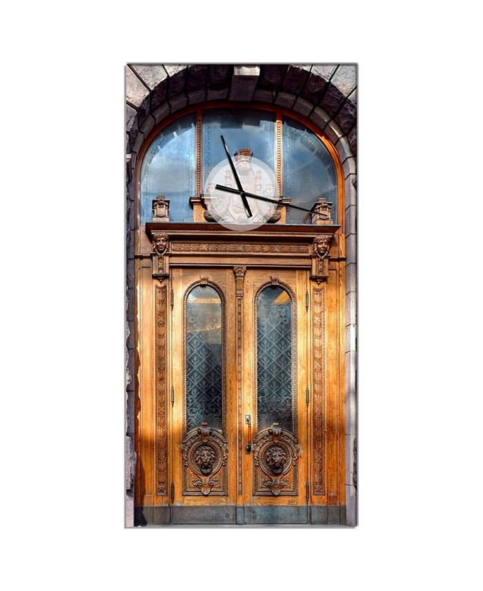 Designart Oversized Contemporary Metal Wall Clock Macy's