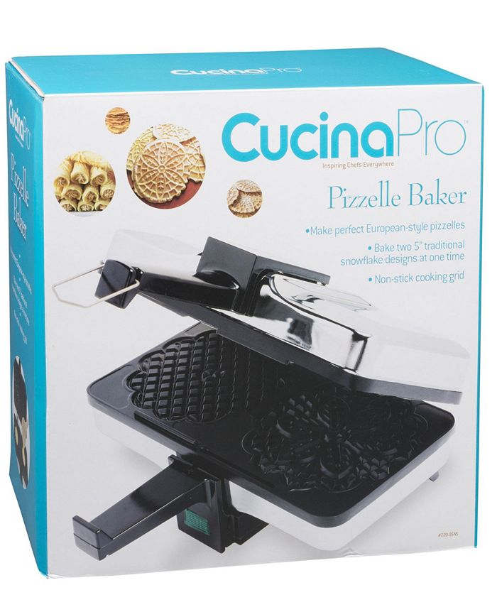 Mini Electric Pizzelle Maker-Makes One 4 Italian Cookie in  Minutes-Nonstick