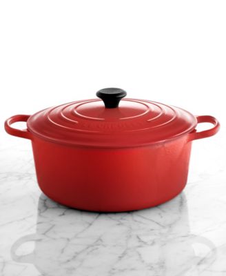 Signature Enameled Cast Iron 9 Qt. Round French Oven