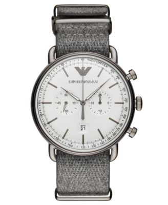 armani grey watch