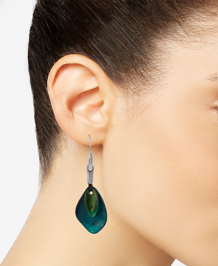 Robert Lee Morris Soho Gold-Tone U-Shape Sculptural Drop Earrings - Macy's