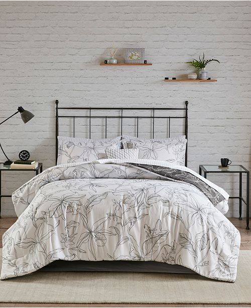 Madison Park Essentials Lilia Full 9 Pc Reversible Comforter Set