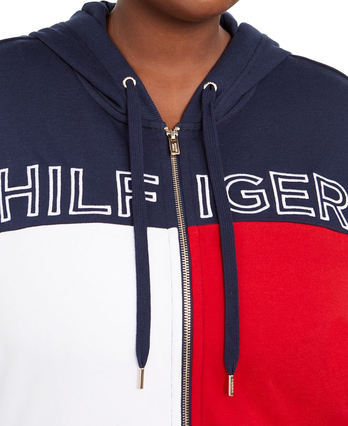 Tommy hilfiger plus size hoodie clearance