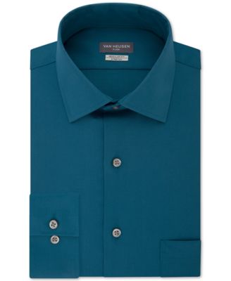 Van Heusen - Men's Classic/Regular Fit Stretch Solid Dress Shirt