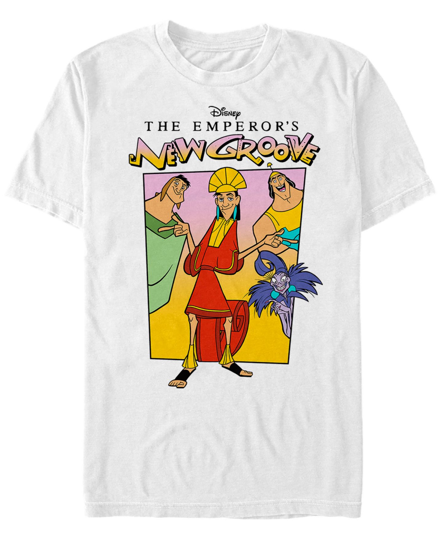 Мужская футболка Fifth Sun Disney The Emperor's New Groove Movie Poster Short Sleeve, цвет: Белый — фото 1